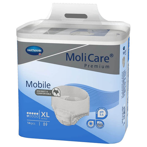 Buy Molicare Mobile Xl 4 Adult Diaper 14 PC Online - Kulud Pharmacy
