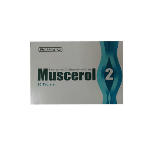 Buy Muscerol 2 Tablet 20 PC Online - Kulud Pharmacy