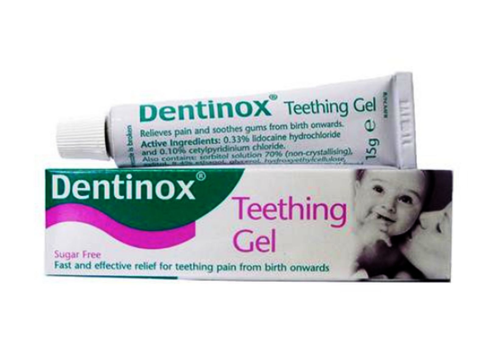 Dentinox fashion teething gel from birth