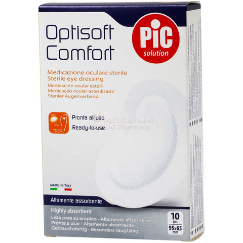 Buy Pic Eye Pads With Adhesive Edge Plaster 10 PC Online - Kulud Pharmacy