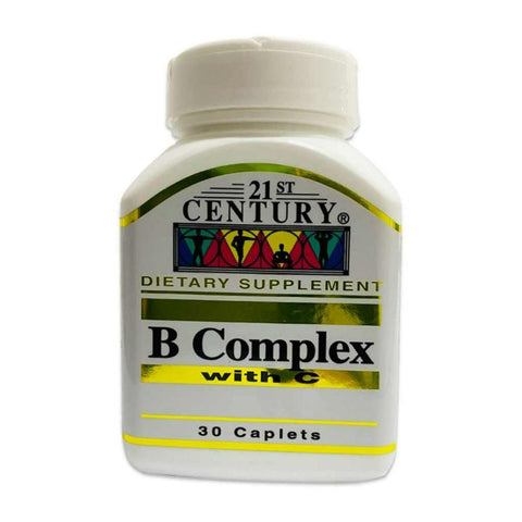 Buy 21St Century B Complex With Vit C Tablet 30 PC Online - Kulud Pharmacy