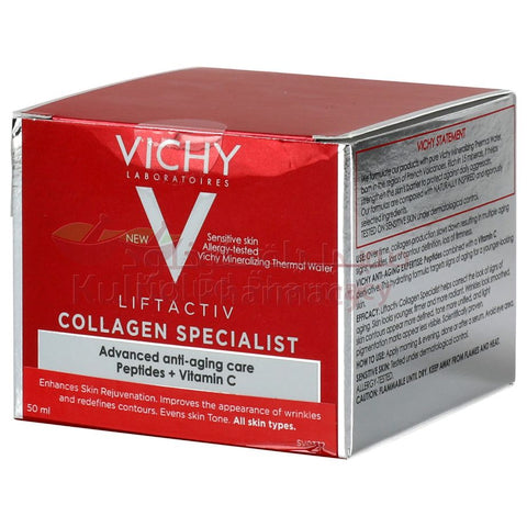 Buy Vichy Liftactiv Specialist Collagen Day Cream 50 ML Online - Kulud Pharmacy