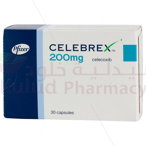 Buy Celebrex Capsule 200 Mg 30 CAP Online - Kulud Pharmacy