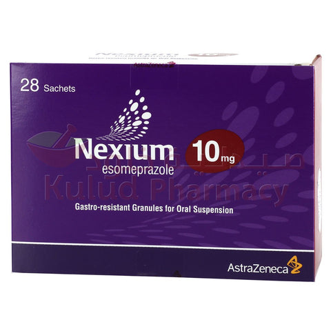 Buy Nexium Sachets 10Mg 28 PC Online - Kulud Pharmacy