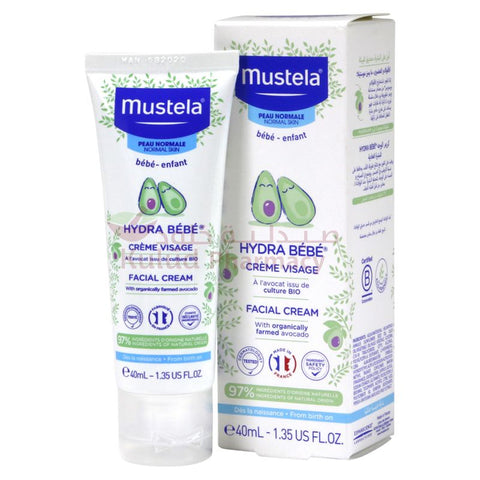 Buy Mustela Hydra Bebe Facial Cream 40 ML Online - Kulud Pharmacy