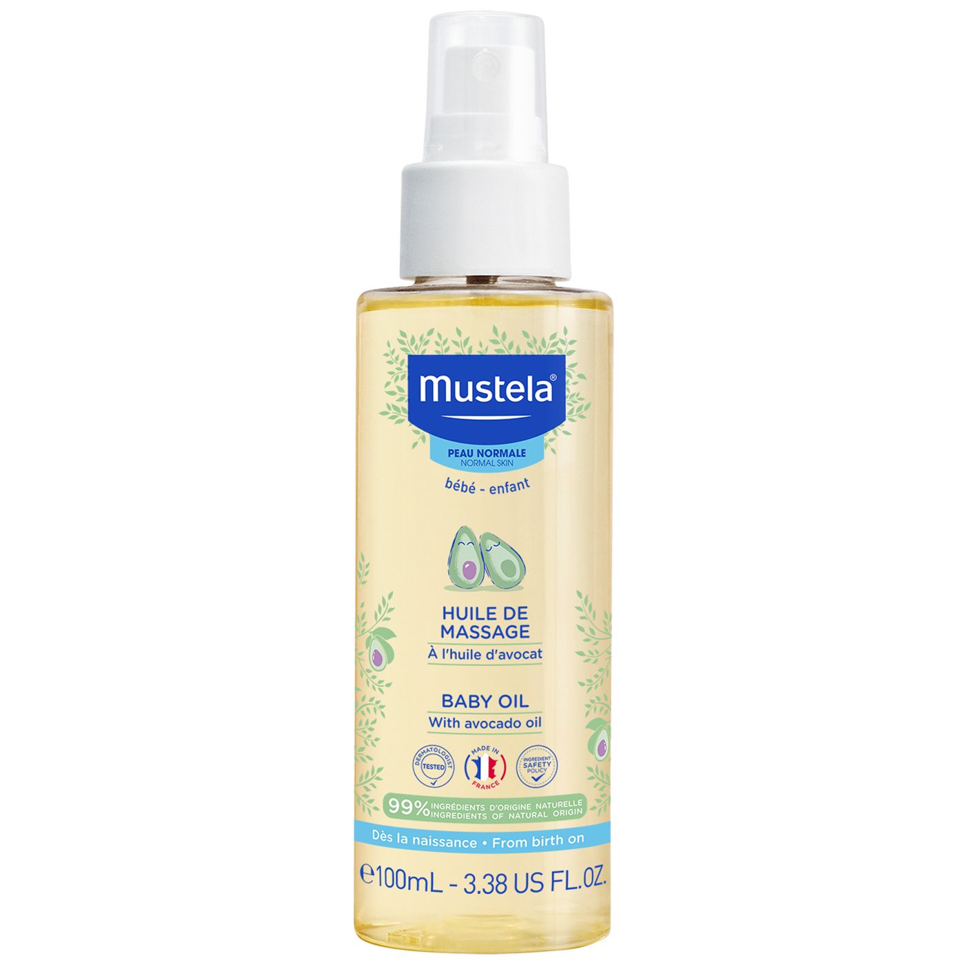 Mustela Massage Oil 100 ML Kulud Pharmacy