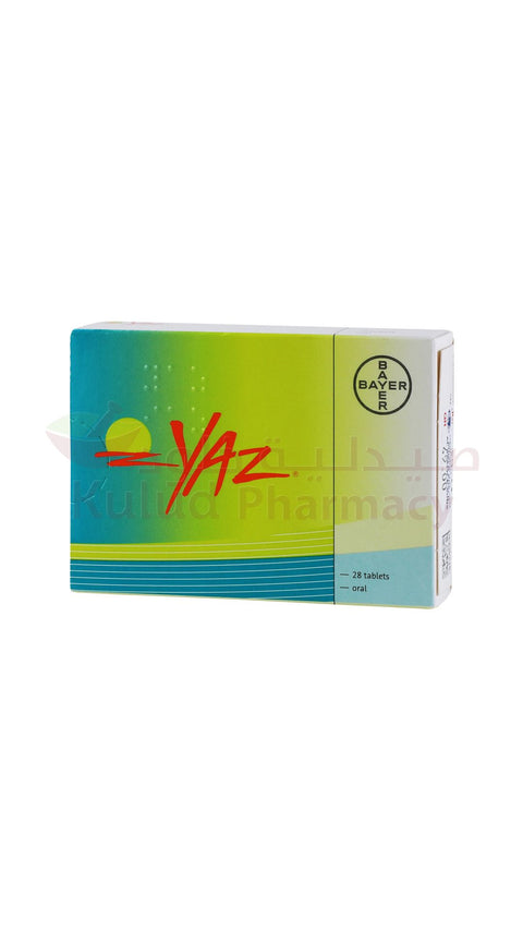 Buy Yaz Tablet 28 PC Online - Kulud Pharmacy