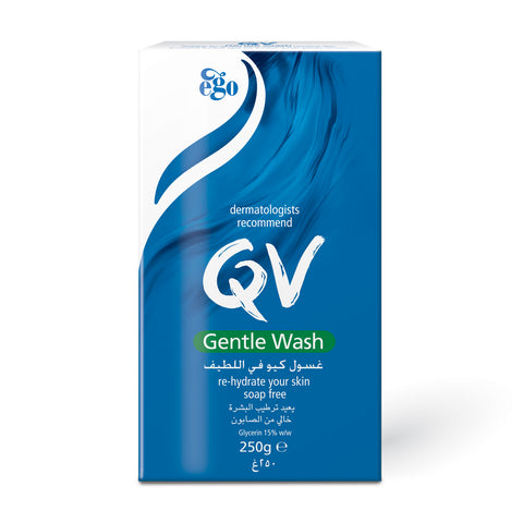 Buy QV Gentle Body Wash 250 ML Online - Kulud Pharmacy