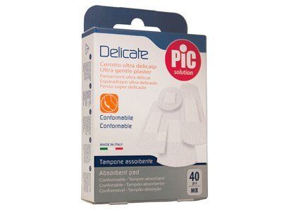 Buy Pic Delicate Assorted Plaster 40 PC Online - Kulud Pharmacy