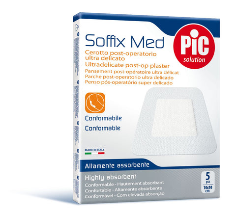 Buy Pic Soffix Med 10Cmx 10Cm Plaster 5 PC Online - Kulud Pharmacy