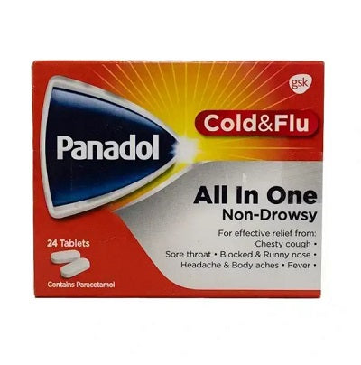 Buy Panadol All In One Tablet 24 PC Online - Kulud Pharmacy