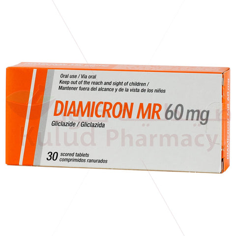 Buy Diamicron Modified-Release Tablet 60Mg 30 PC Online - Kulud Pharmacy