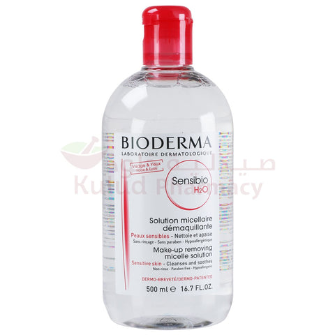 Buy Bioderma Sensibio H2O Micellar Water 500 ML Online - Kulud Pharmacy