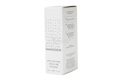 Buy Nanogen Nanofibers Dark Brown Hair Color 30 GM Online - Kulud Pharmacy