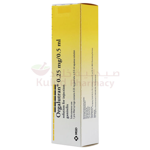 Buy Orgalutran Injection 0.25 Mg 0.5 ML Online - Kulud Pharmacy
