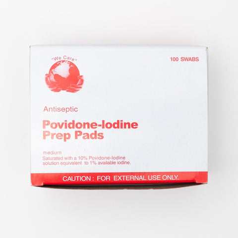 Buy Povidone Iodine Pad 100 PC Online - Kulud Pharmacy