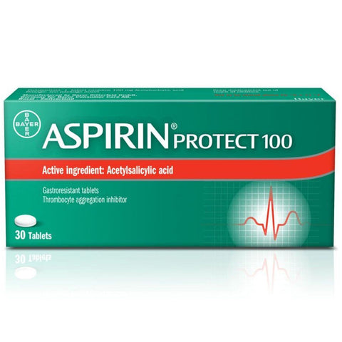 Buy Aspirin Protect Tablet 100 Mg 30 PC Online - Kulud Pharmacy