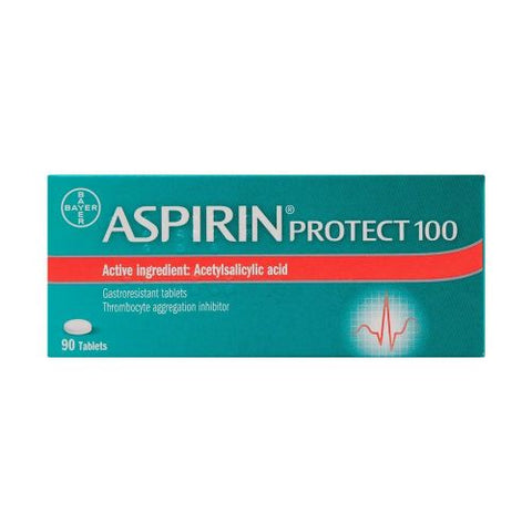 Buy Aspirin Protect Tablet 100 Mg 90 PC Online - Kulud Pharmacy