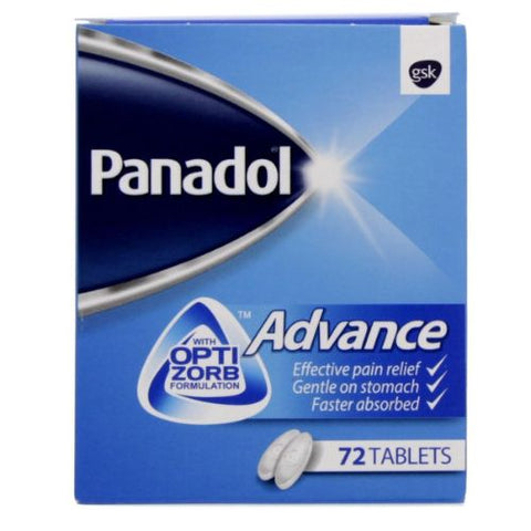 Buy Panadol Advance Tablet 72 PC Online - Kulud Pharmacy