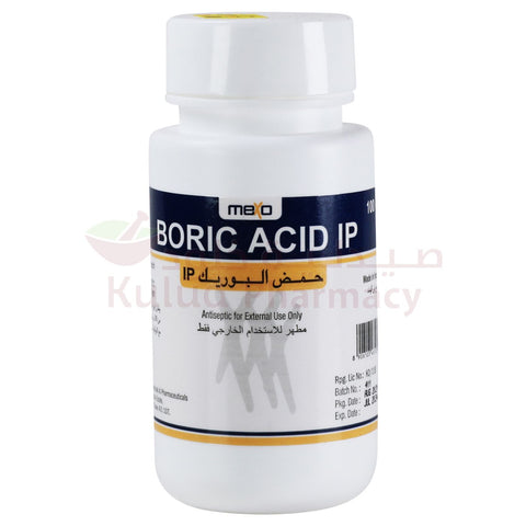 Buy Mexo Boric Acid Powder 100 GM Online - Kulud Pharmacy