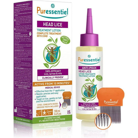 Buy Puressentiel Anti Lice Comb And Lotion 100 ML Online - Kulud Pharmacy