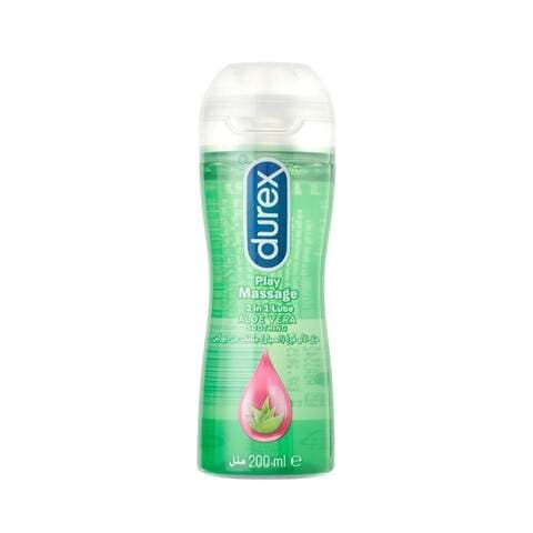 Durex Play Massage 2 In 1 Aloevera Lubricating Gel 200 ML | Kulud Pharmacy Durex Play Massage 2 In 1 Aloevera Lubricating Gel 200 ML | Kulud Pharmacy