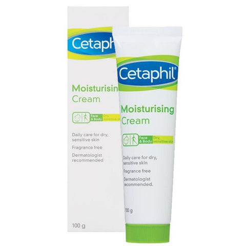 Buy Galderma Cetaphil Moisturizing Cream Cream 100 GM Online - Kulud Pharmacy