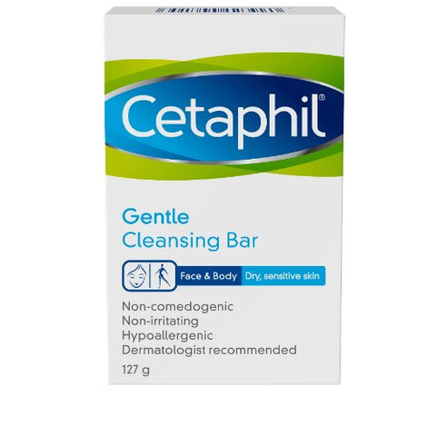 Buy Galderma Cetaphil Gentle Cleansing Soap Bar 127 GM Online - Kulud Pharmacy