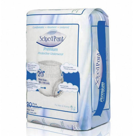 Buy Selped Pant Medium Adult Diaper 20 PC Online - Kulud Pharmacy