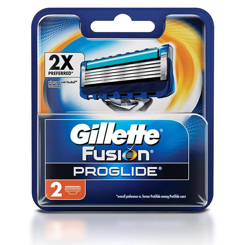 Buy Gillette Fusion Proglide Manual Razor 2 PC Online - Kulud Pharmacy