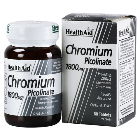 Buy Ha Chromium Picolinate Tablet 1800 Mcg 60 PC Online - Kulud Pharmacy