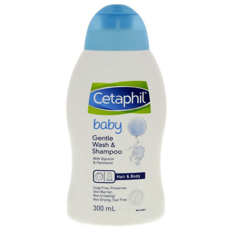 Buy Galderma Cetaphil Baby Gentle Wash Shampoo 300 ML Online - Kulud Pharmacy
