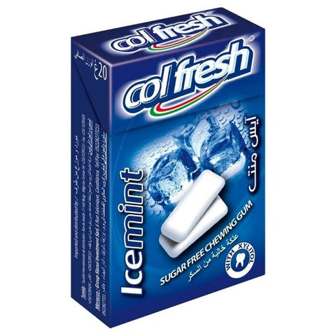 Buy Col Fresh Ice Mint Chewing Gum 21Gm Chewing Gum 21 GM Online - Kulud Pharmacy