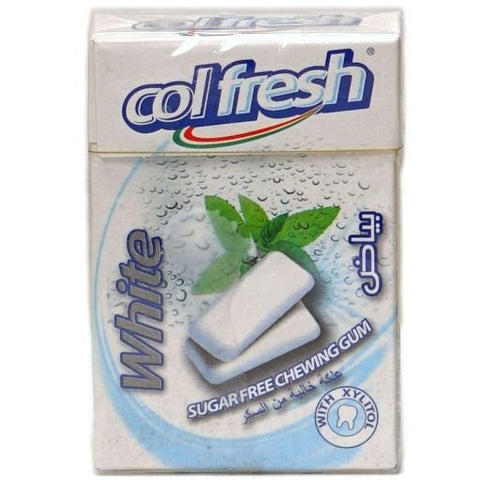 Buy Col-Fresh White Chewing Gum 21 GM Online - Kulud Pharmacy