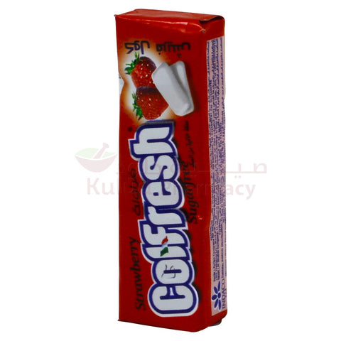 Buy Col Fresh Strwabery Chewing Gum 14 GM Online - Kulud Pharmacy