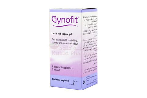 Buy Gynofit Lactic Acid Vaginal Gel 6 PC Online - Kulud Pharmacy