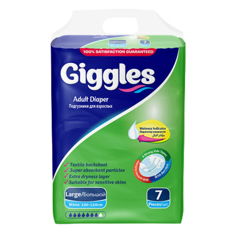 Buy Giggles Adult Diaper 7 PC Online - Kulud Pharmacy