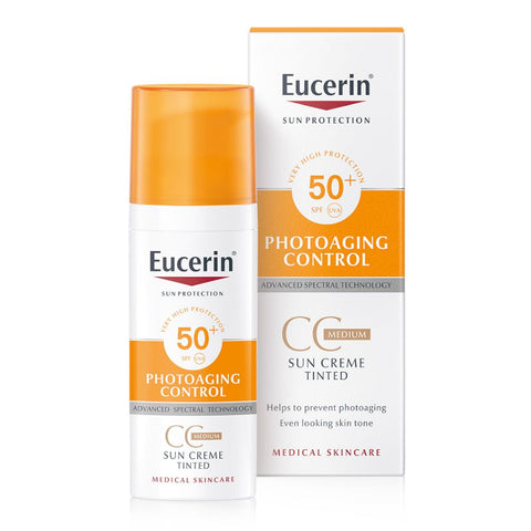 Buy Eucerin Spf50+ Tinted Sun Face Cream 50 ML Online - Kulud Pharmacy
