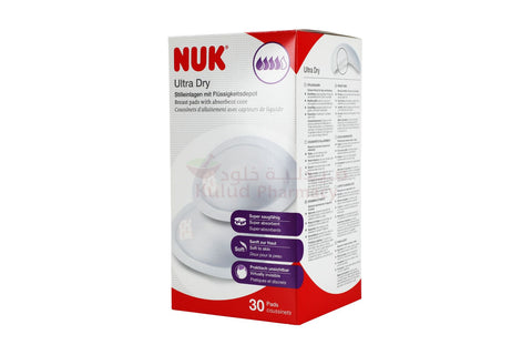Buy Nuk Ultra Dry Breast Pad 30 PC Online - Kulud Pharmacy