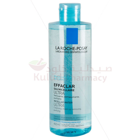 Buy La Roche Posay Effaclar Eau Ultra Oily Micellar Water 400 ML Online - Kulud Pharmacy