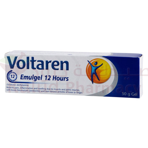 Buy Voltaren 12 Hours Gel 50 GM Online - Kulud Pharmacy