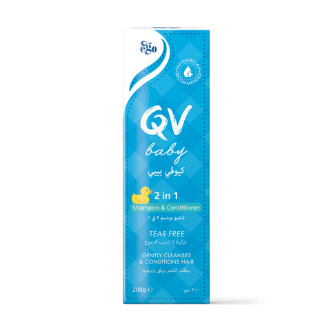 Buy QV Baby 2In1 Shampoo & Conditioner 200 ML Online - Kulud Pharmacy
