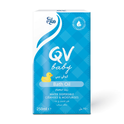 Buy QV Baby Bath Cleansing Oil 250 ML Online - Kulud Pharmacy