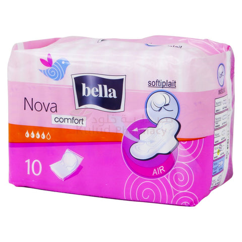 Buy Bella Nova Comfort Sanitary Pads 10 PC Online - Kulud Pharmacy