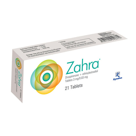 Buy Zahra Tablet 21 PC Online - Kulud Pharmacy