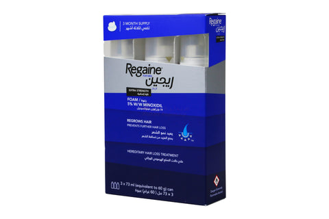 Buy Regaine Foam 5 % 3 BT Online - Kulud Pharmacy