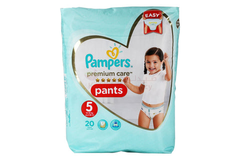 Buy Pampers Premium Care Pants S5 Baby Diaper 20 PC Online - Kulud Pharmacy