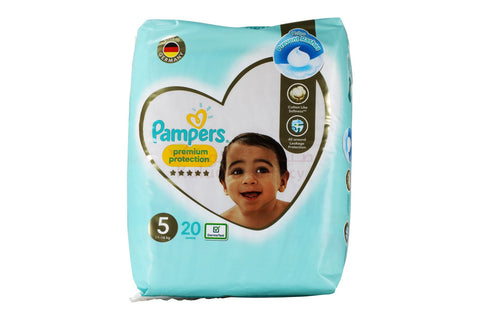Buy Pampers Premium Care S 5 Baby Diaper 20 PC Online - Kulud Pharmacy