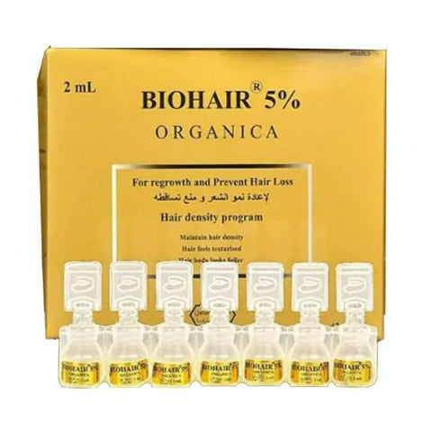 Buy Biohair 5% Organica Hair Density Program Ampoule 5 % 42 VL Online - Kulud Pharmacy