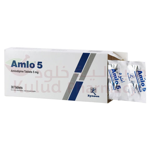 Buy Amlo Tablet 5 Mg 30 PC Online - Kulud Pharmacy